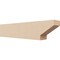 Ekena Millwork 4in. W x 6in. H x 28in. L Clemmons Woodgrain TimberThane Rafter Tail, Primed Tan RFTUR04X06X28CLERCPR - alternate 1